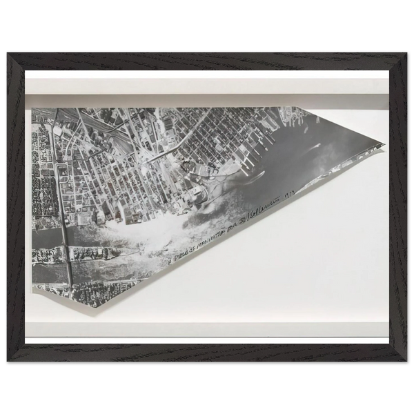 A Piece of Manhattan by Sol LeWitt — Framed art print at Zephyeer