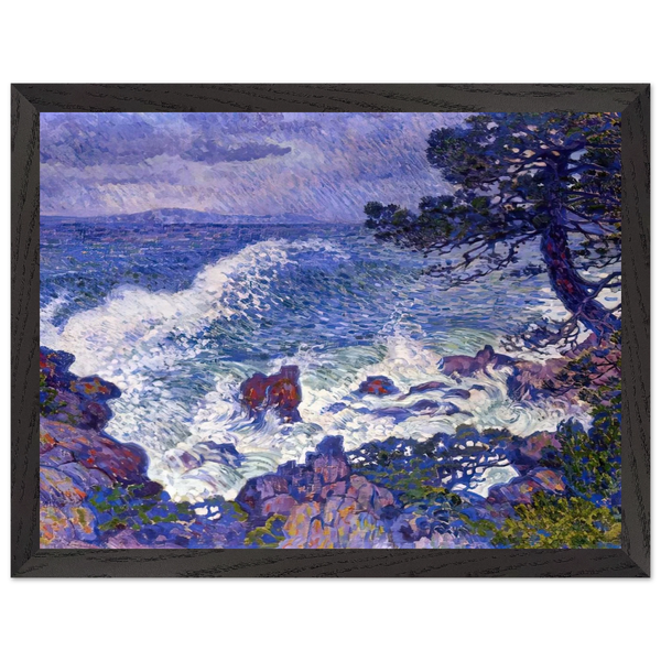 EAST WIND 1904 by Theo van Rysselberghe — Framed art print at Zephyeer