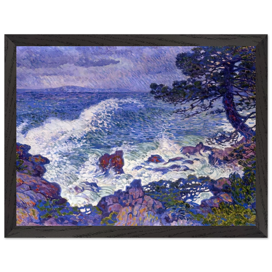 EAST WIND 1904 by Theo van Rysselberghe — Framed art print at Zephyeer