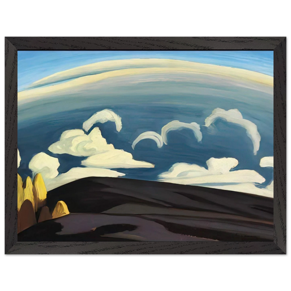 Aftermath of Storm - Lake Superior Sketch XXXIV - 1926 by Lawren Harris — Framed art print at Zephyeer