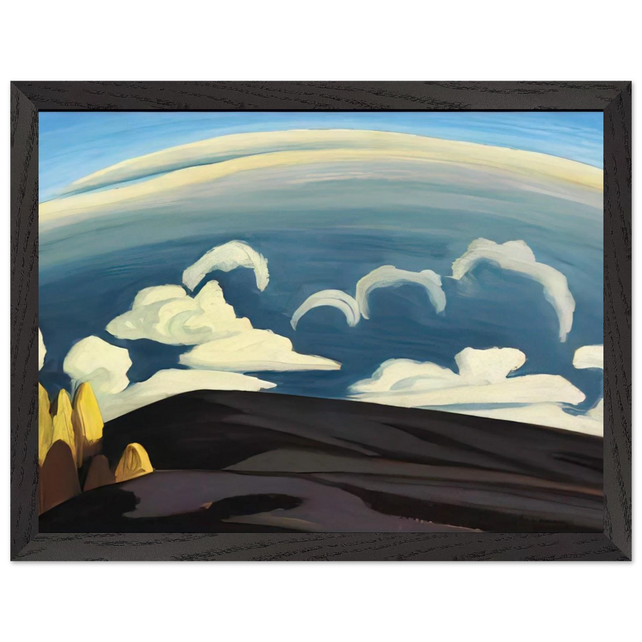 Aftermath of Storm - Lake Superior Sketch XXXIV - 1926 by Lawren Harris — Framed art print at Zephyeer