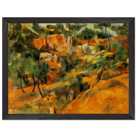 Corner of Quarry by Paul Cézanne — Framed art print at Zephyeer