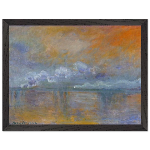 Charing Cross Bridge 02 by Claude Monet — Framed art print at Zephyeer