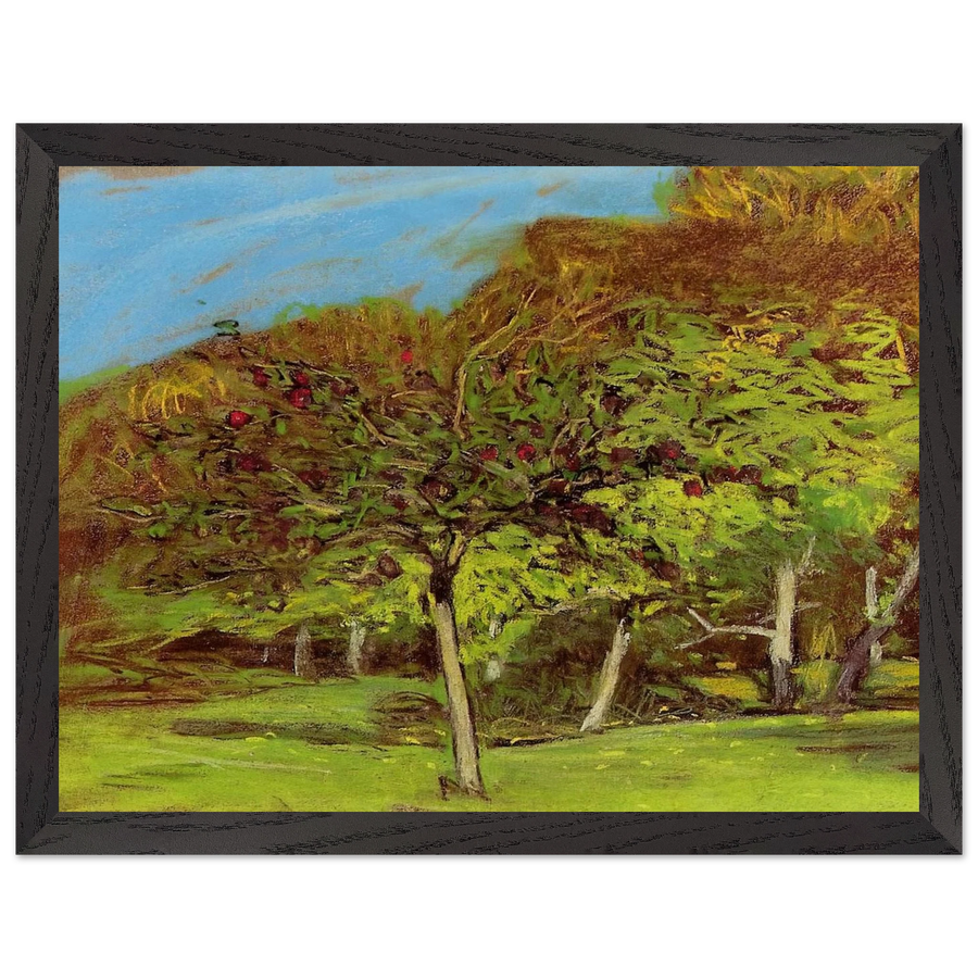 Fruit Trees by Claude Monet — Framed art print at Zephyeer