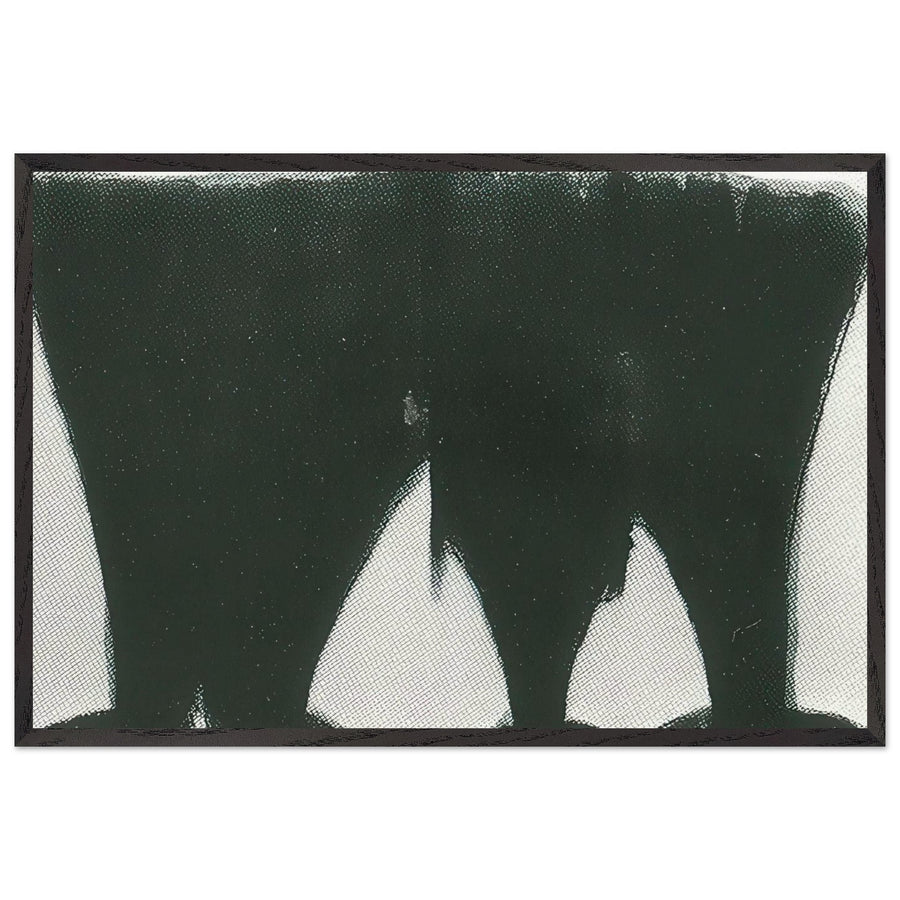Dalet Aleph (1958) by Morris Louis, framed poster