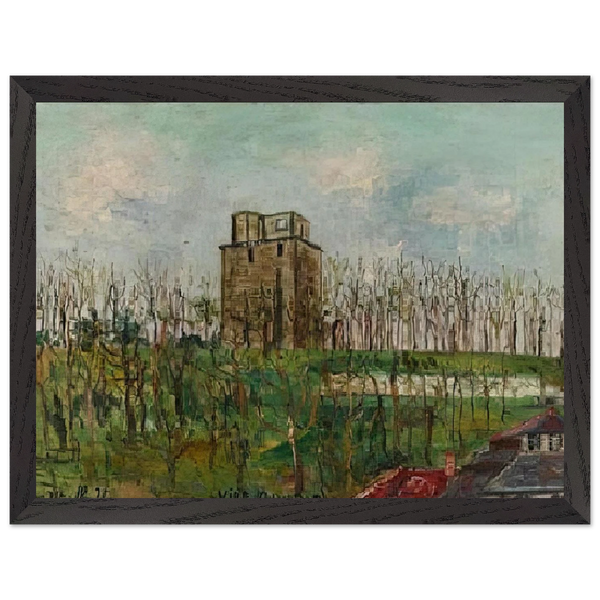DONJON STREET by Maurice Utrillo — Framed art print at Zephyeer