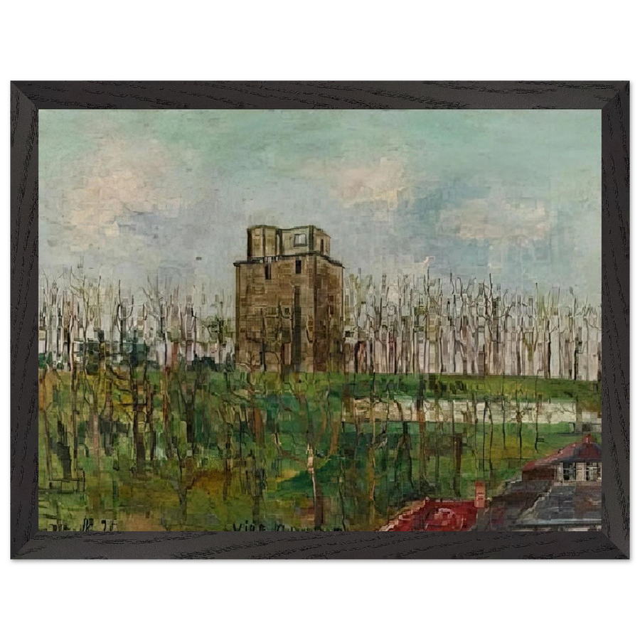 DONJON STREET by Maurice Utrillo — Framed art print at Zephyeer