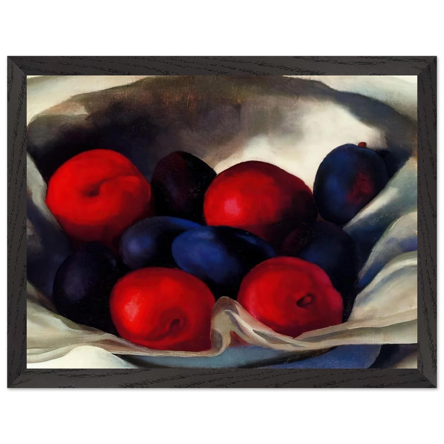 Plums by Georgia O'Keeffe — Framed art print at Zephyeer