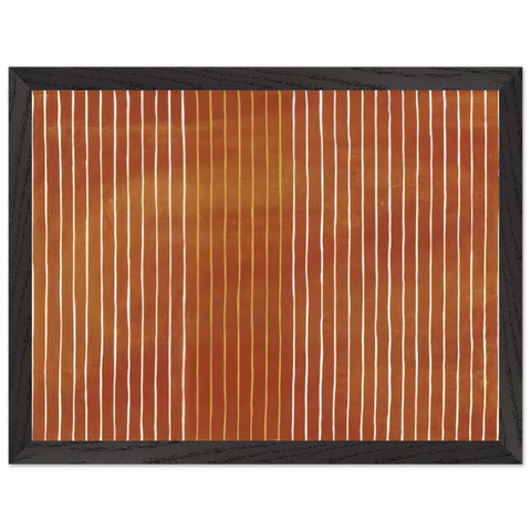 Pumpkin - 1959 by Gene Davis — Framed art print at Zephyeer