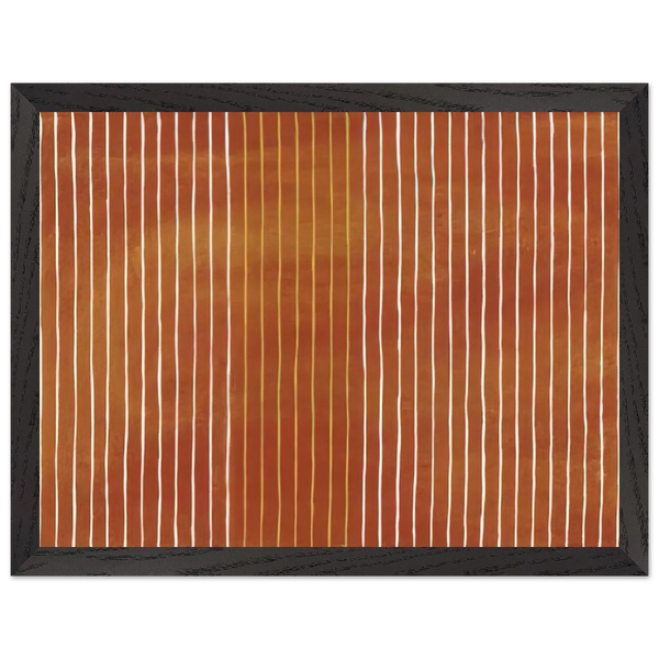 Pumpkin - 1959 by Gene Davis — Framed art print at Zephyeer