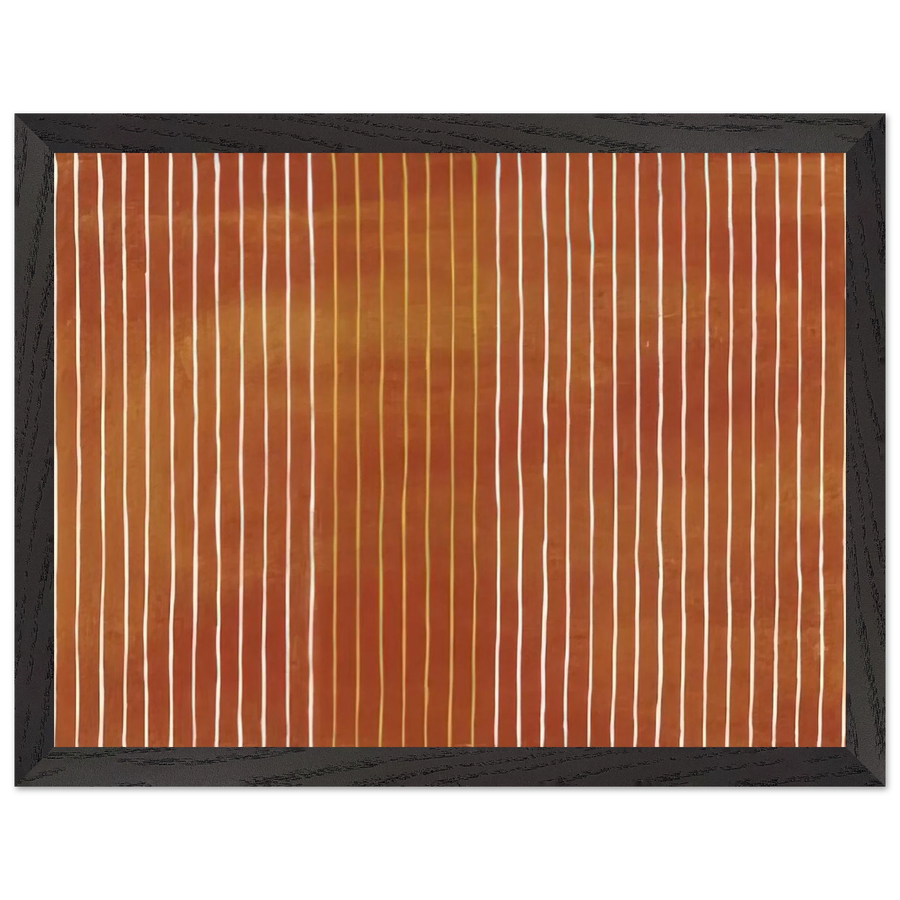 Pumpkin - 1959 by Gene Davis — Framed art print at Zephyeer