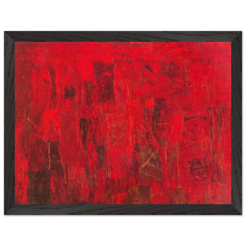 RED PAINTING 1950 by Philip Guston — Framed art print at Zephyeer