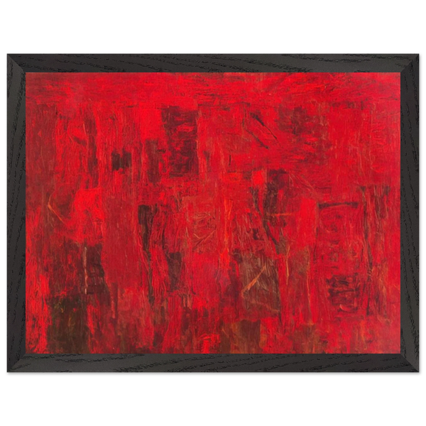 RED PAINTING 1950 by Philip Guston — Framed art print at Zephyeer