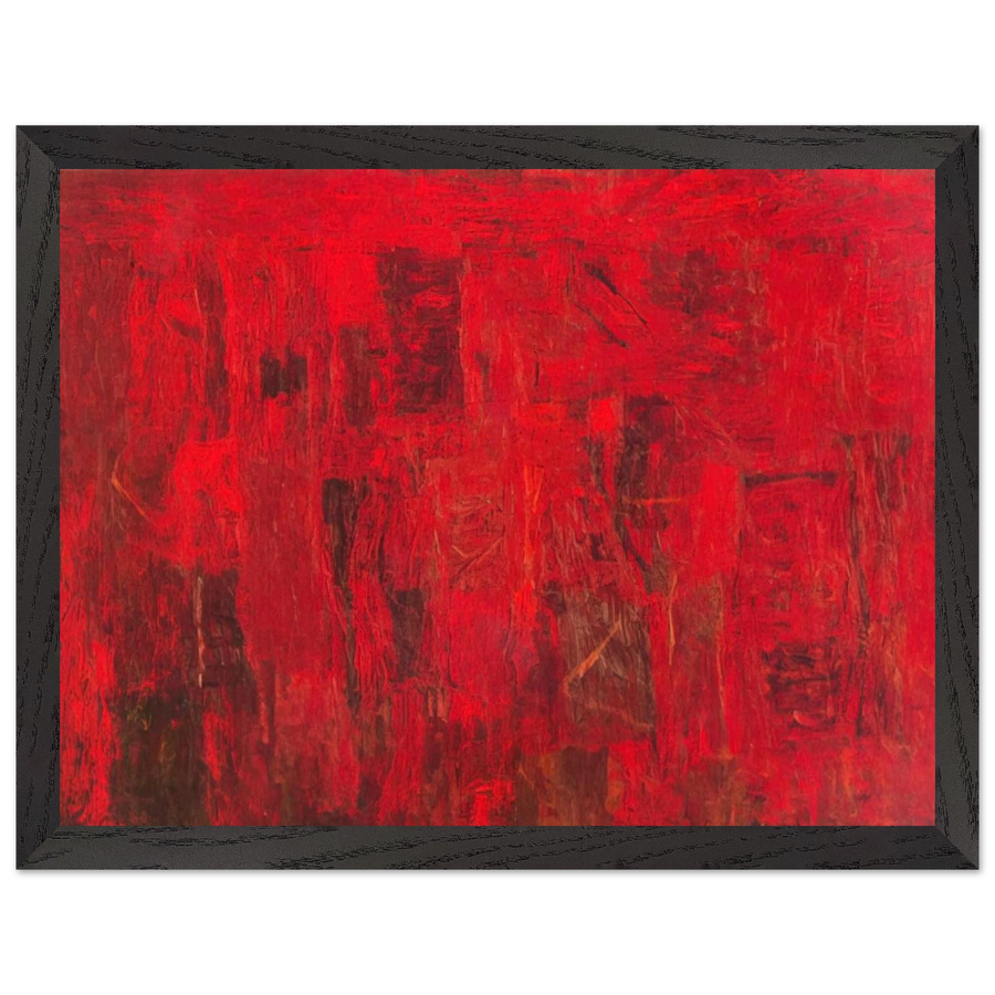 RED PAINTING 1950 by Philip Guston — Framed art print at Zephyeer