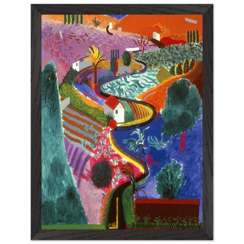 David Hockney — Framed art print at Zephyeer