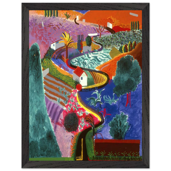 David Hockney — Framed art print at Zephyeer