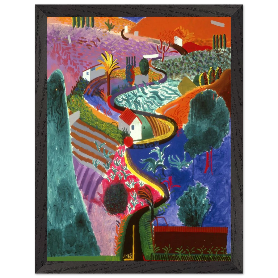 David Hockney — Framed art print at Zephyeer