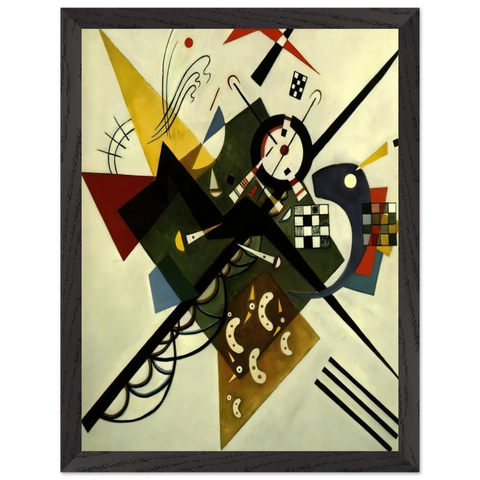 ON WHITE II 1923 by Wassily Kandinsky — Framed art print at Zephyeer