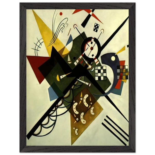 ON WHITE II 1923 by Wassily Kandinsky — Framed art print at Zephyeer