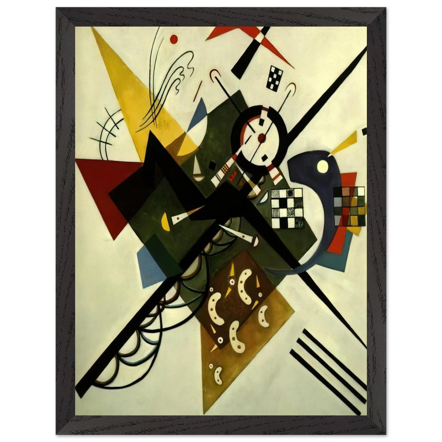 ON WHITE II 1923 by Wassily Kandinsky — Framed art print at Zephyeer