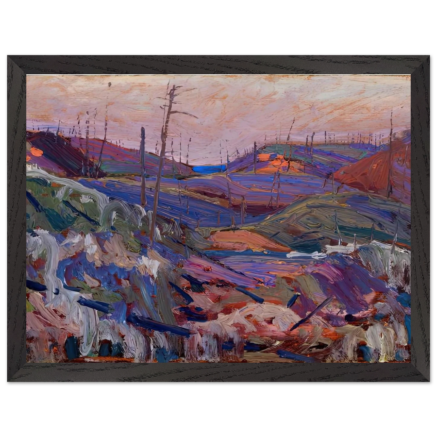 FIRE SWEPT HILLS 1915 by Tom Thomson — Framed art print at Zephyeer