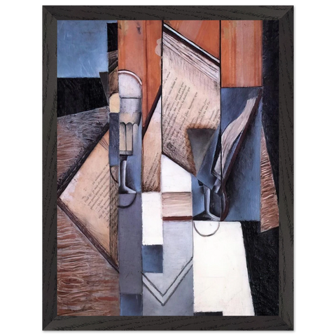 THE BOOK 1913 by Juan Gris — Framed art print at Zephyeer