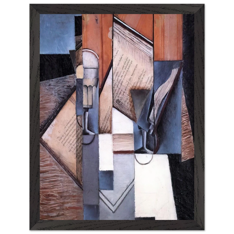 THE BOOK 1913 by Juan Gris — Framed art print at Zephyeer