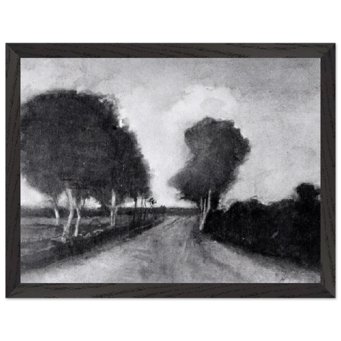 Country Lane with Trees by Vincent van Gogh — Framed art print at Zephyeer