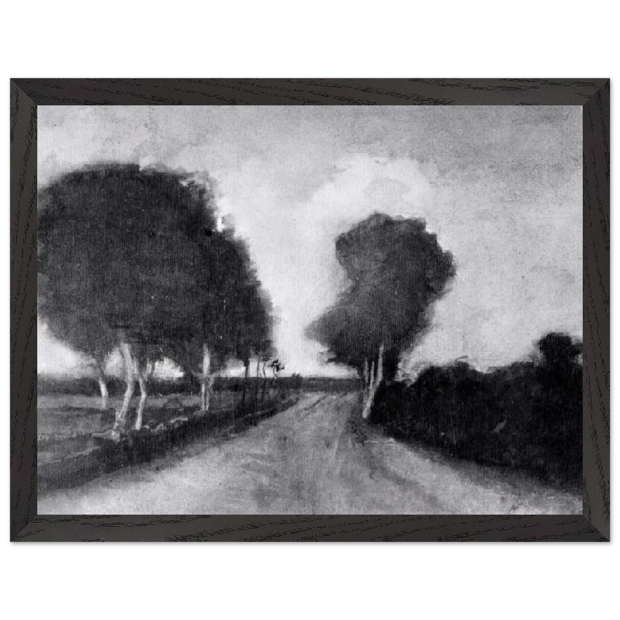 Country Lane with Trees by Vincent van Gogh — Framed art print at Zephyeer