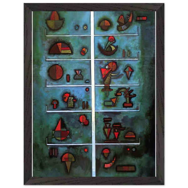 STOREYS 1929 by Wassily Kandinsky — Framed art print at Zephyeer