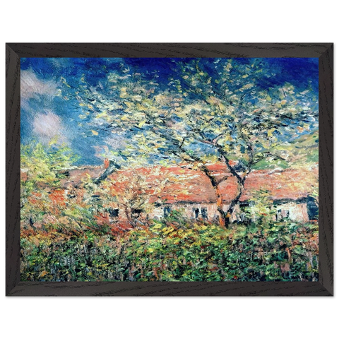 Springtime at Giverny by Claude Monet — Framed art print at Zephyeer