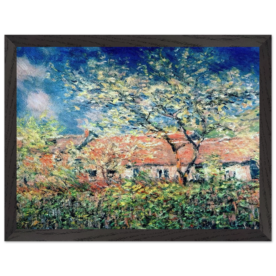 Springtime at Giverny by Claude Monet — Framed art print at Zephyeer