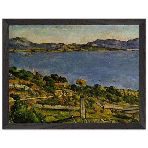 Sea at L'Estaque by Paul Cézanne — Framed art print at Zephyeer