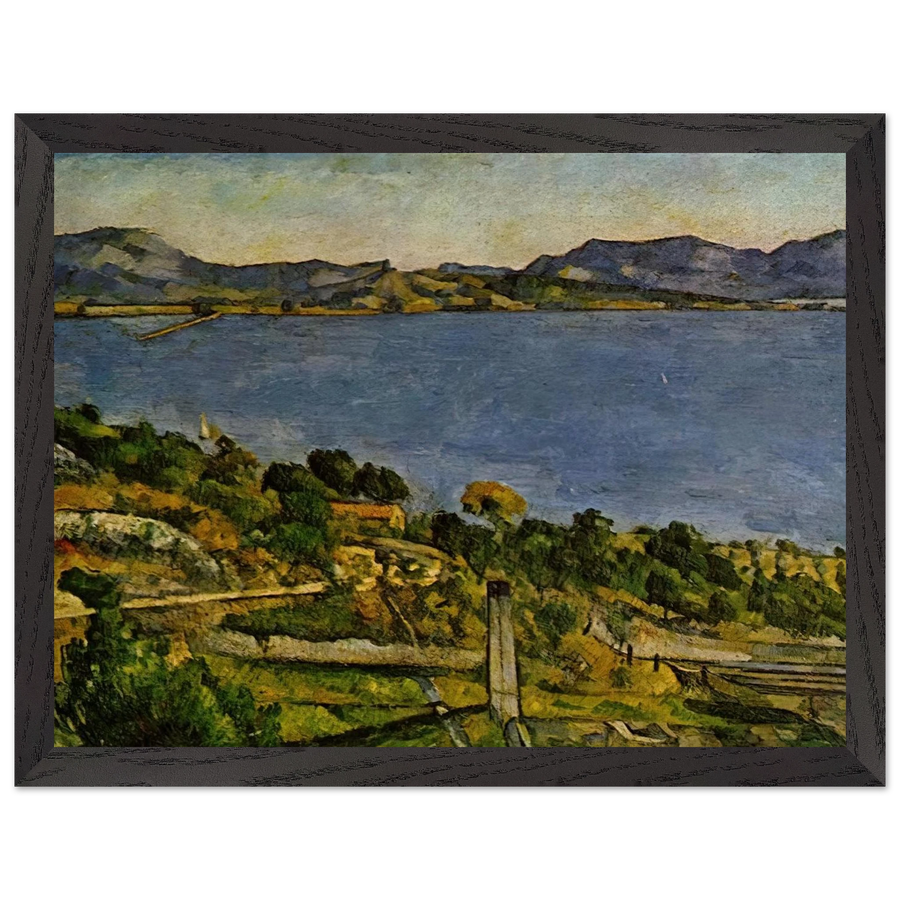 Sea at L'Estaque by Paul Cézanne — Framed art print at Zephyeer