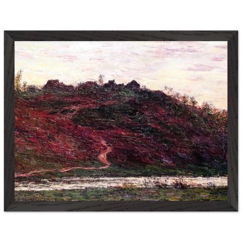 The Village of La Coche-Blond, Evening by Claude Monet — Framed art print at Zephyeer