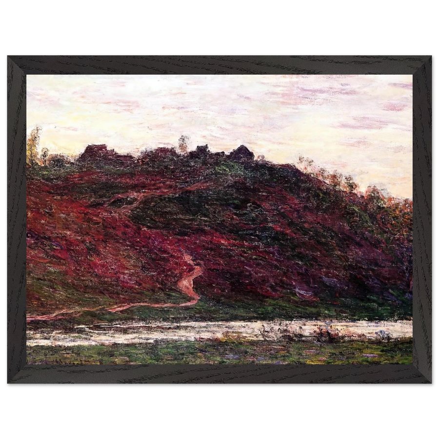 The Village of La Coche-Blond, Evening by Claude Monet — Framed art print at Zephyeer