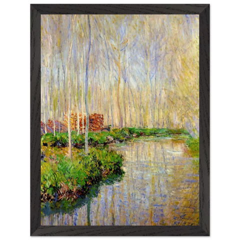 The River Epte by Claude Monet — Framed art print at Zephyeer