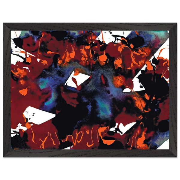 Untitled  SFP94-149  SFF 1819 by Sam Francis — Framed art print at Zephyeer