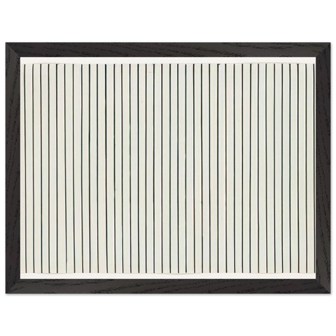 Vertical Lines from the series Line Form Color by Ellsworth Kelly — Framed art print at Zephyeer