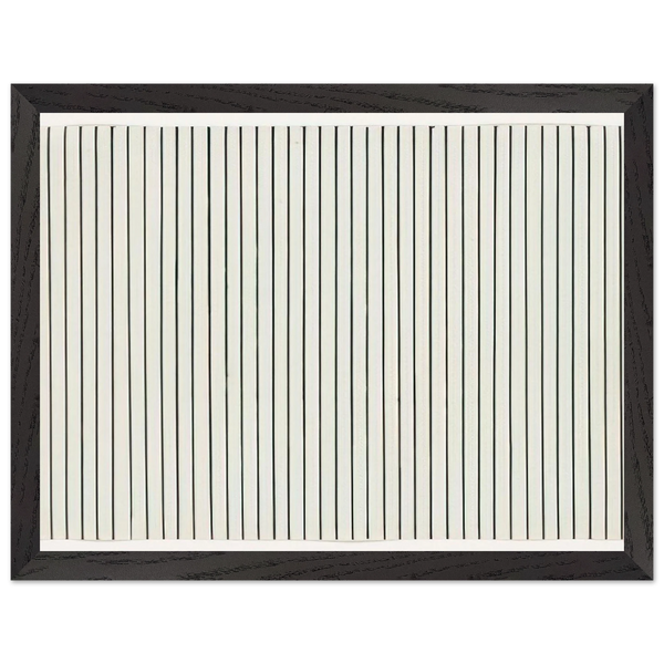 Vertical Lines from the series Line Form Color by Ellsworth Kelly — Framed art print at Zephyeer