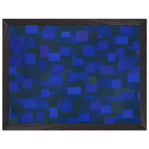Number 88 Blue - 1950 by Ad Reinhardt — Framed art print at Zephyeer