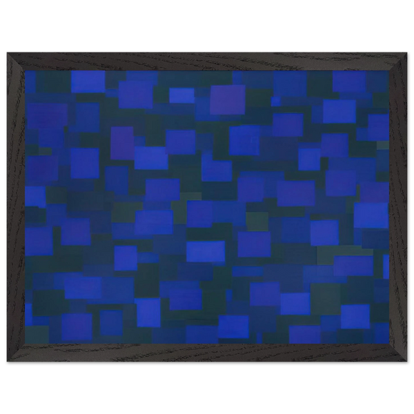 Number 88 Blue - 1950 by Ad Reinhardt — Framed art print at Zephyeer
