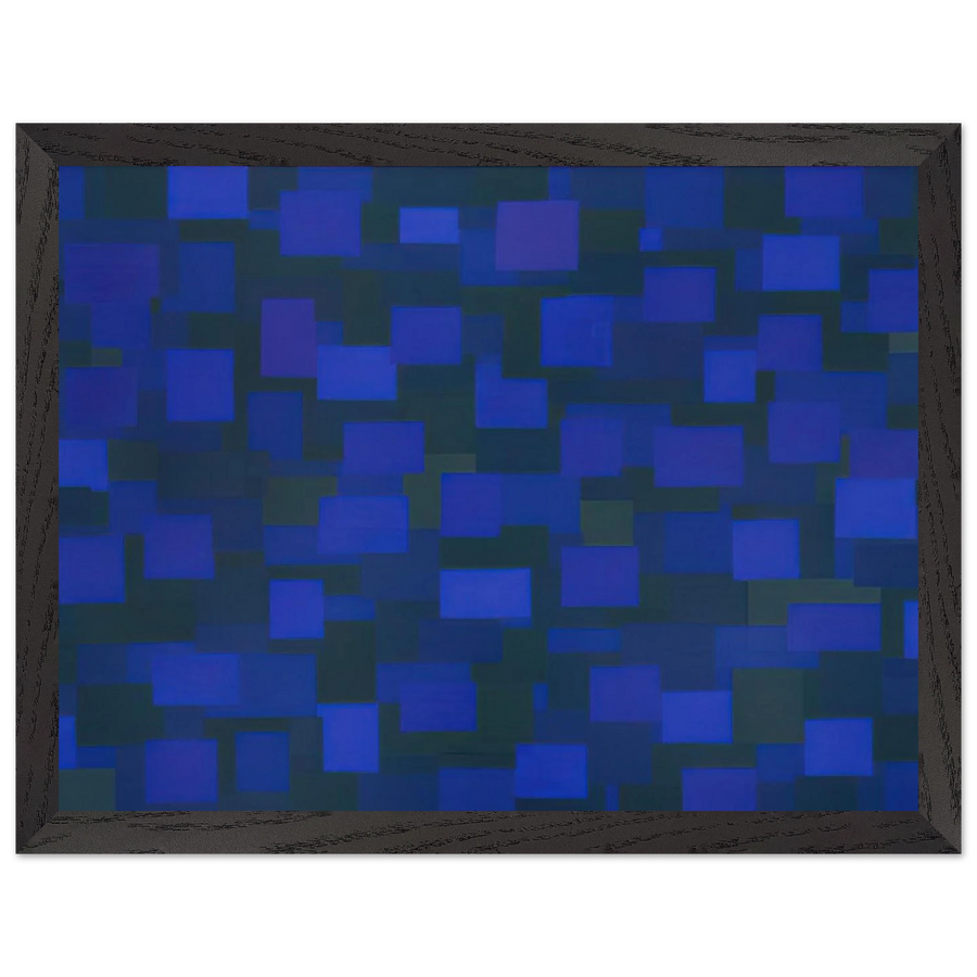 Number 88 Blue - 1950 by Ad Reinhardt — Framed art print at Zephyeer