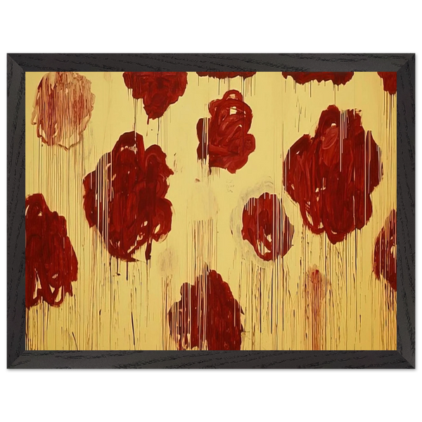 Untitled,  Blooming, A Scattering of Blossoms & Other Things by Cy Twombly — Framed art print at Zephyeer