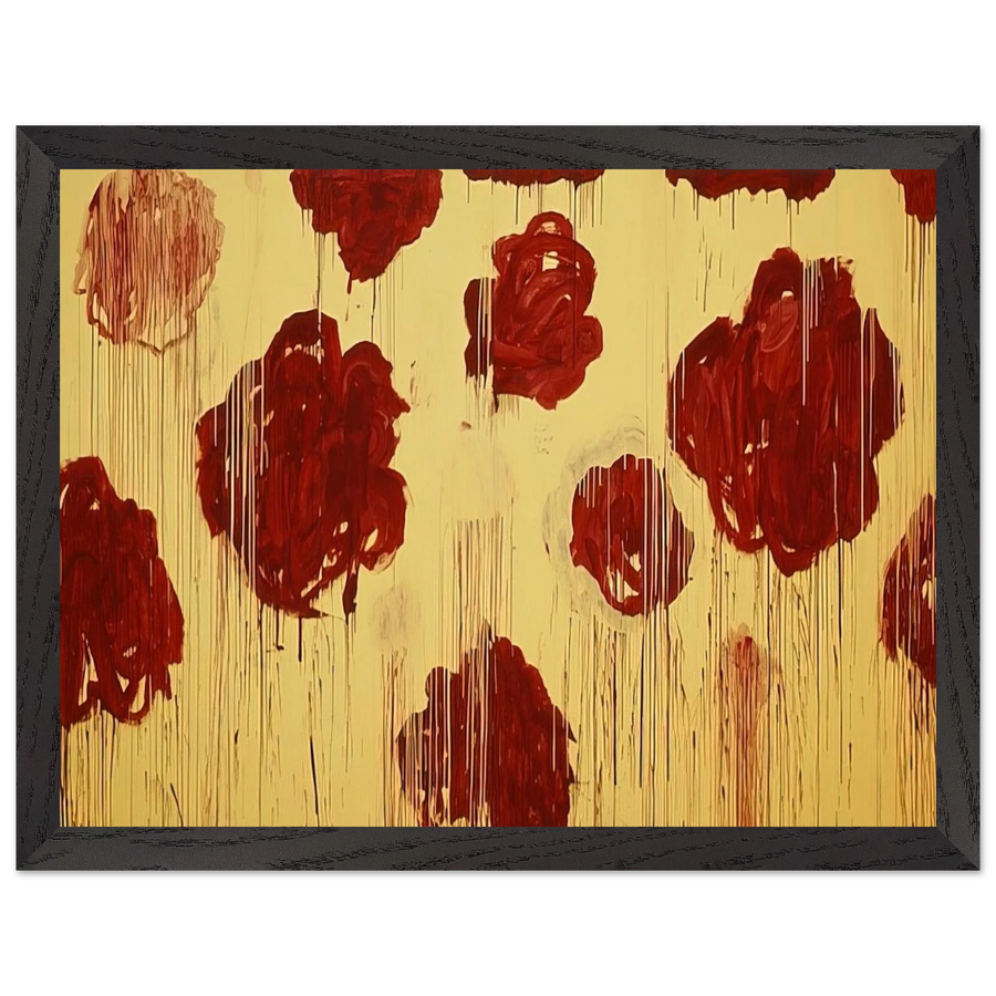 Untitled,  Blooming, A Scattering of Blossoms & Other Things by Cy Twombly — Framed art print at Zephyeer