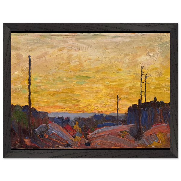 BURNED OVER LAND 1916 by Tom Thomson — Framed art print at Zephyeer