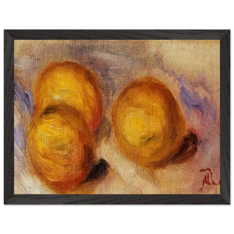 Three Lemons by Pierre-Auguste Renoir — Framed art print at Zephyeer