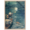 THE CANOES 1878 by Gustave Caillebotte — Framed art print at Zephyeer