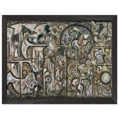 Symphony No. 1, The Transcendental by Richard Pousette-Dart — Framed art print at Zephyeer