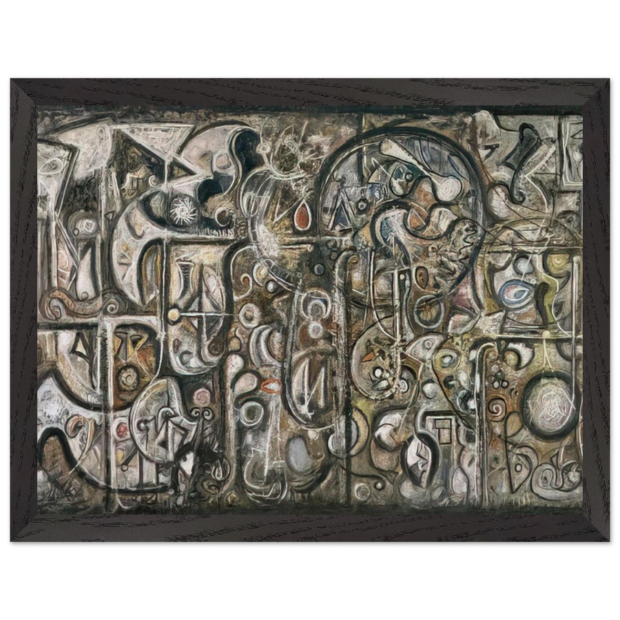 Symphony No. 1, The Transcendental by Richard Pousette-Dart — Framed art print at Zephyeer
